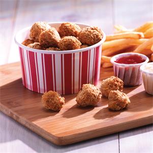 Breaded Southern Style Chicken Popcorn