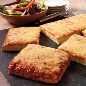 15"x9" Lower Fat Cheese & Tom Pizza Slabs