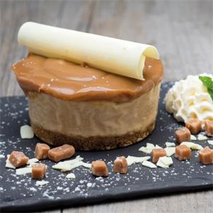 Ind Baked Salted Caramel Cheesecake