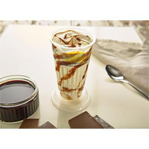 Vanilla & Chocolate Ripple Ice Cream Sundae